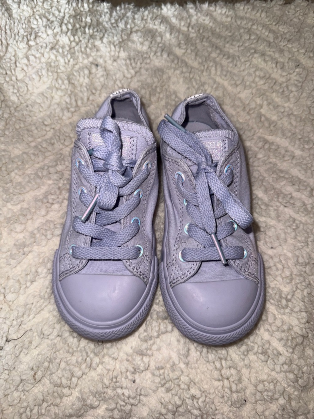 Converse lavender sneakers
